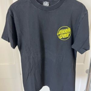 Black Santa Cruz graphic shirt
